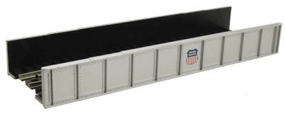 Atlas N Decorated Code 80 Plate-Girder Bridge Union Pacific (silver w/red, 2554