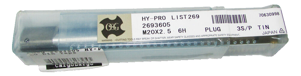 OSG HY-PRO List 269 2693605 M2X0X2 5 6H Plug 3S/P Tin | Made