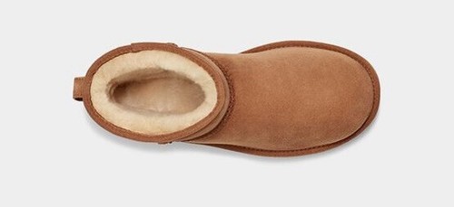 Pre-owned Ugg Women's Classic Mini Ii Boot Chestnut 1016222 Free Shipping 6 7 8 9 10 In Brown