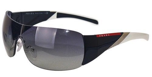 BCBGMAXAZRIA Black Silver Shield Sunglasses B732 | eBay UK display picture 3