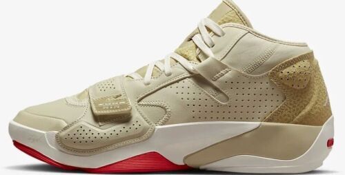 

Nike Jordan Zion 2 Lets Dance Tan Beige Red DO8990-217 Мужские новые, Бежевый, zion