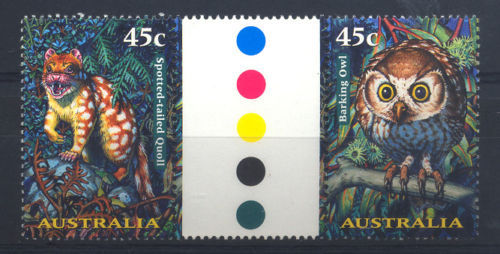 Owls Australian Stamp Sheets