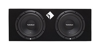 Rockford R12X10 10-Inch 400 Watt Dual Loaded Enclosure, Set of 2