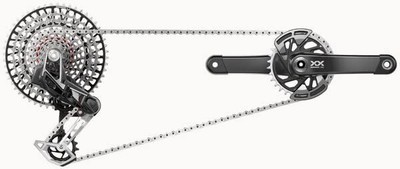 SRAM XX T-Type Eagle Transmission Groupset - 165mm Crank, 32t Chainring