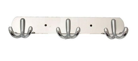 Appendini Appendipanni Appendi Abiti Asciugamani Parete Metallo Dopp 3 Posti dfh