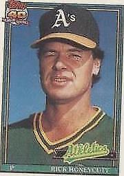 1991 Topps Micro - Rick Honeycutt #67