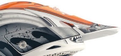 Airoh Helmschild Stelt Phil Arancio Ersatz Helm MX Moto Cross Enduro