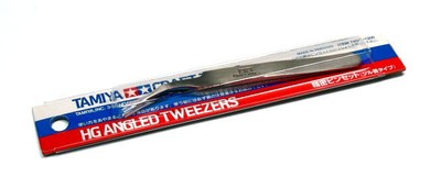 Tamiya Model Craft Tools HG Angled Tweezers 74047