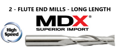  1/2''X1-1/2 HSS 2FLT SNGL END MILL LNG LEN B1035-USA-ITEM NO.- MI-233 1/2X1-1/2