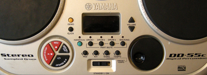 Yamaha DD-55c Digital Percussion 7-Pad MIDI Electronic Percussion Kit DD55C