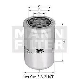 Filter, Arbeitshydraulik Mann Wh 945