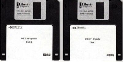 Korg Trinity System ROM Version 2.4.1 Operating System Disk Set (Newest)