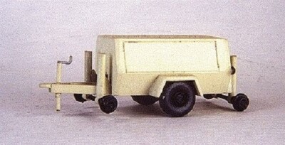HO 1:87 Custom Finishing 7024 160 PSI Air Compressor Trailer KIT