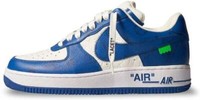 Nike Air Force 1 Low by Virgil Abloh x Louis Vuitton LV Blue