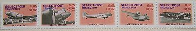 Stadspost Utrecht 2001 - Strip Vliegtuigen, Airplanes, postfris br. (1)