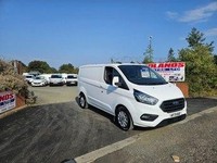 2021 ON 71 PLATE FORD TRANSIT CUSTOM 300 LIMITED TDCI 130BHP SWB DIESEL VAN ULEZ