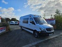 2016 ON 66 PLATE MERCEDES BENZ SPRINTER 516CDI TRW LWB DIESEL CREW VAN ULEZ FREE