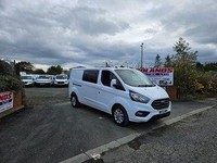 2020 ON 70 PLATE FORD TRANSIT CUTOM 320 130BHP LIMITED CREW VAN ULEZ FREE ZONE