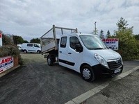 2018 ON 18 PLATE VAUXHALL MOVANO L2HI R 3500 CDTI 2300CC DOUBLE CAB TIPPER ULEZ