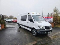 2016 ON 66 PLATE MERCEDES BENZ SPRINTER 516CDI LWB CREW VAN 41K ULEZ FREE ZONE