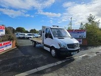 2017 ON 17 PLATE MERCEDES BENZ SPRINTER 314CDI 140BHP LWB FLAT BED PICKUP ULEZ