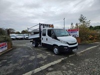 2016 ON 66 PLATE IVECO DAILY 35C13 2.3 CREW CAB TIPPER ULEZ FREE ZONE