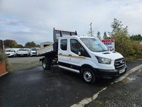 2020 ON 20 PLATE FORD TRANSIT 350 LEADER TDCI 130BHP LWB CREW VAN ULEZ FREE ZONE