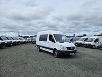 2013 ON 13 PLATE MERCEDES BENZ SPRINTER 516CDI 160BHP MWB TRW DIESEL CREW VAN 