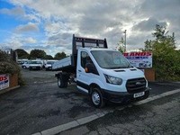 2020 ON 70 PLATE FORD TRANSIT 350 LEADER 130BHP TDCI LWB TRW TIPPER PICK UP ULEZ