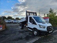 2020 ON 20 PLATE FORD TRANSIT 350 LEADER 130BHP TDCI RWD LWB TIPPER PICK UP ULEZ