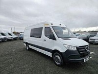 2019 ON 19 PLATE MERCEDES BENZ SPRINTER S16CDI LWB CREW VAN 79K ULEZ FREE ZONE