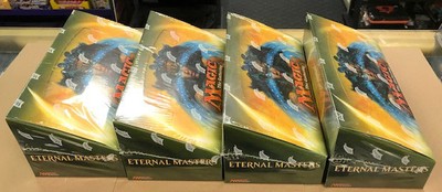 Eternal Masters Magic The Gathering Case / 4 Booster Boxes / 96 PACKS NEW SEALED