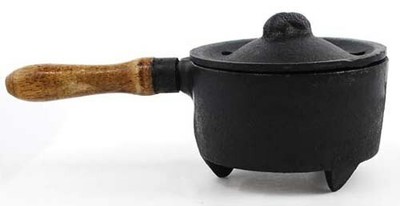 Incense Burner w/ Wood Handle