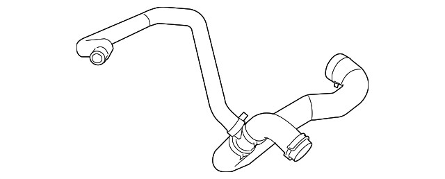 Genuine Ford Lower Hose AC2Z-8286-D