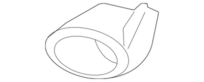 Genuine Mitsubishi Fog Lamp Bezel 8321A689