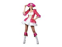 PINK PIRATE FANCY DRESS OUTFIT SIZE 6/8/10 GREAT FOR A FANCY DRESS PARTY 