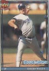 MLB - David Wells 1991 Topps 40th Anniv & 1991 Donruss
