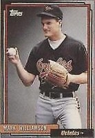 1992 Topps Micro - Mark Williamson #628