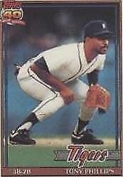 1991 Topps Micro - Tony Phillips #583
