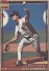 1991 Topps Micro - Atlee Hammaker #34
