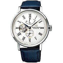 Pre-owned Orient Star Rk-av0003s White Classic Semi Skeleton Men's Watch In Box