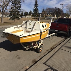 Sailboat, Guppy 13 foot, day sailor with trailer.