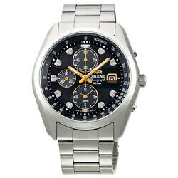 ORIENT Neo70's Horizon WV0091TY Black Solar Chronograph Men's Watch New in Box