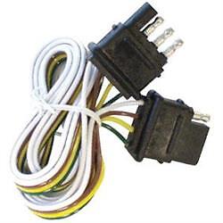 Pollak 12-412E Trailer End 4 Flat Trailer Wiring Connector