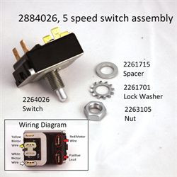Minn Kota All Terrain and Edge 5 Speed Foot Ped Switch ... minn kota 5 speed switch wiring diagram 