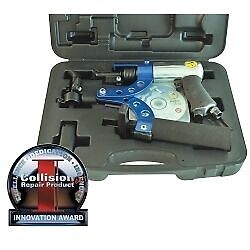 Pneumatic Door Skin Tool Deluxe Kit Polished Stainless Steel Tool; ART12DX Pneumatic Door Skin Tool Deluxe Kit Polished Stainless Steel Tool; ART12DX