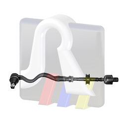 SPURSTANGE MIT SPURSTANGENKOPF VORNE RTS 9009557 P NEU OE QUALITÄT
