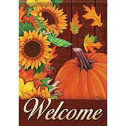 Autumn Cascade Garden Flag 12.5