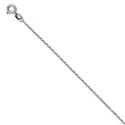 1 Ct Diamond Cross 14k White Gold 18" Chain Womens Necklace (1 1/4 inch tall)
