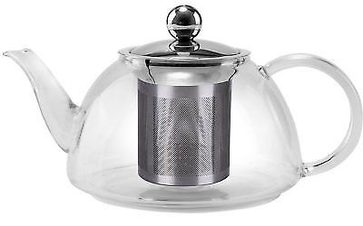 Borosilicate Glass Stovetop Whistling Tea Kettle - 12 Cup/48 oz Capacity |  eBay